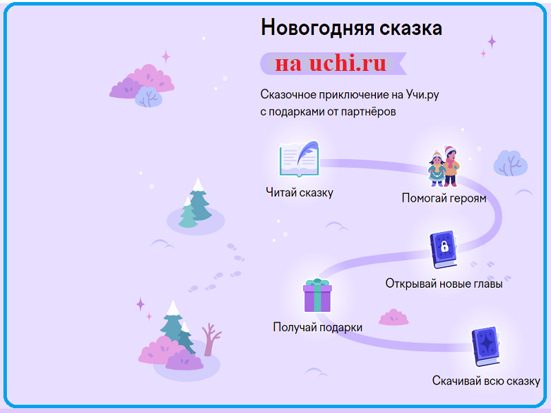 Новогодняя сказка на Учи.ру.